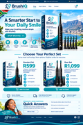 BrushIQ™ Duo Set – 2 Electric Toothbrushes